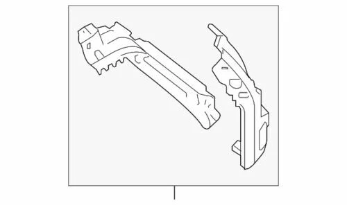 Refuerzo del panel lateral izquierdo para Subaru Legacy 2005-2009 (P/N 51472AG07A9P)