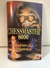 Chessmaster 8000 User Manual ~ No Game Mattel Computer PC Replacement Item