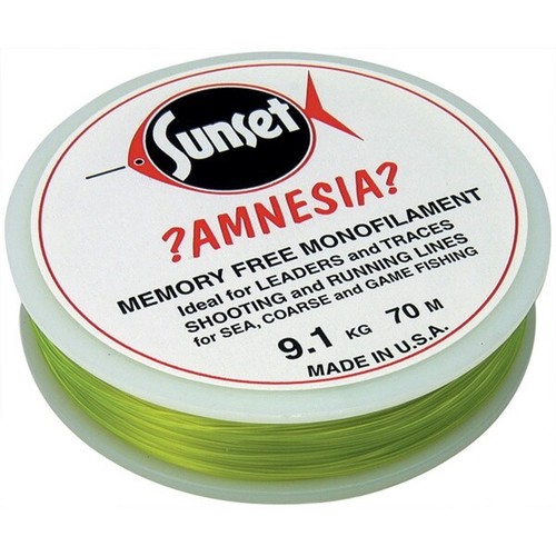 Sunset Amnesia Memory Free Monofilament Sea Cod Carp Lure Leader