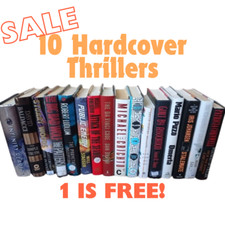   [SALE] Lot of 10 Hardcover Thrillers - ONE ...