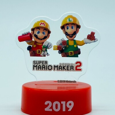 Super Mario Bros 35th Anniversary 2019 Super Mario Maker 2 Acrylic Plate Stand