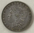 1878 CC Morgan Silver Dollar Carson City Minted Large US Coin Key Date! LQQK!