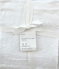 Pottery Barn Belgian Flax Linen Queen Sheet S...