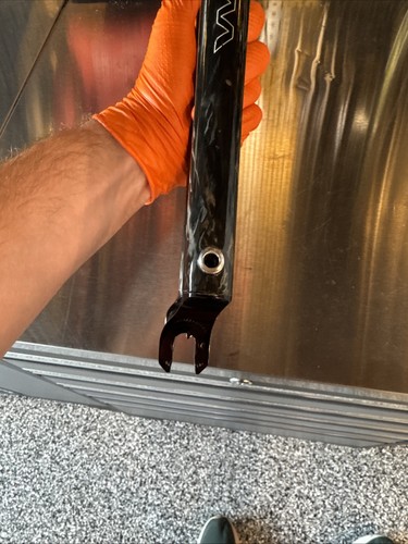 Horquilla de carbono roscada negra de 1” pulgada enrollada - Imagen 14 de 20