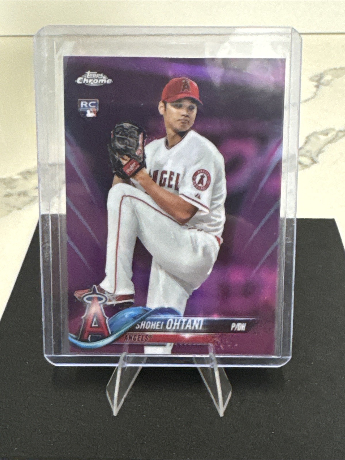 大谷翔平 2018 Topps CHROME PINK REFRACTOR 【公式通販】