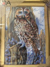 Collection D Art Printed needlepoint kit Tapestry Canvas 30x40 cm Flowers