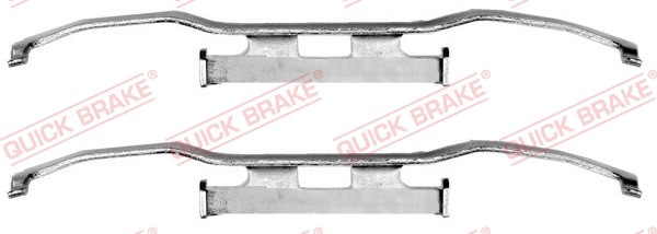 1X Quick Brake 109-1213 ZubehöRsatz Scheibenbremsbelag FüR VW Mercedes-Benz-image