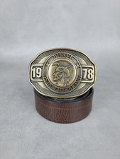 Ceinture Vintage Archive Cuir Marron Diesel 90 cm (C1168)