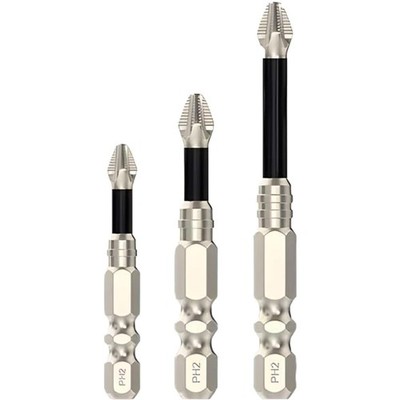Non-Slip Screwdriver Bit Set 6 Pieces | High Strength & Magnetic | For Impact...
