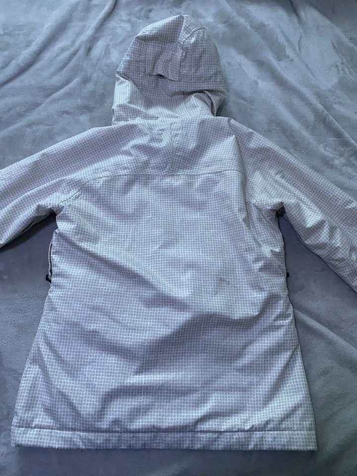 Bonfire 中号白色图案滑雪板夹克 DryLevel 2 滑雪冬季外套 — 第 2/4 张图片