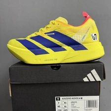 Adidas Adizero Adios Pro 4 Bright yellow royal blue Men’s Sneaker