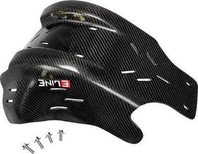 E-Line Carbon Fiber Skid Plate #KSP45019 for Kawasaki KX450 4-Stroke 2019-2023