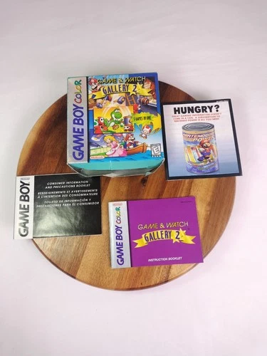 Watch Gallery 2 Nintendo GameBoy Color Replacement Box & Instructions