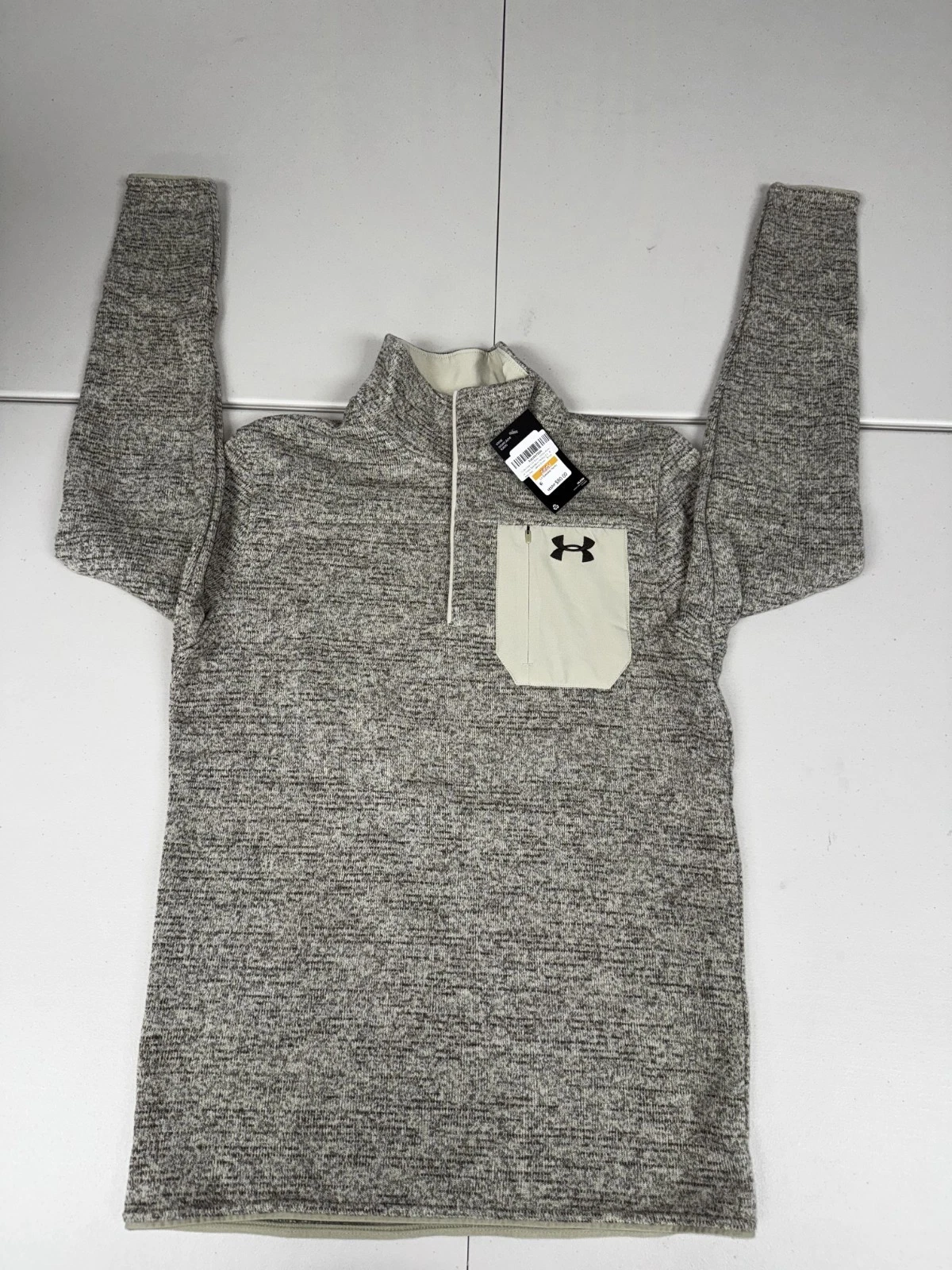 Under Armour 1316276 Specialist Henley 2.0 Long Sleeve Shirt Khaki Base Size S