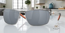 COSTA DEL MAR 6S6009 07 Turret Mt Silver Gray Silver Mir 63 mm Men's Sunglasses
