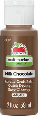 Apple Barrel Multi Surface Acrylic Paint 2 oz Milk Chocolate