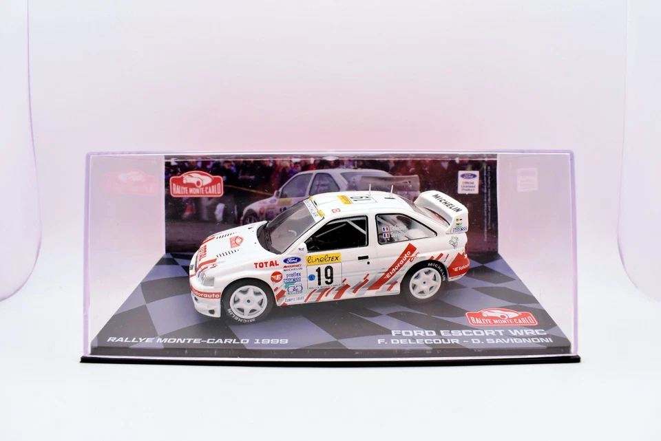modellino auto rally scala 1:43 ford escort WRC collezione modellismo diecast - Immagine 2 di 4