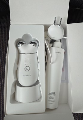 NUFACE TRINITY PLUS Facial Toning Kit Lip Eye Attachment W/2 Aqua Gel Activator