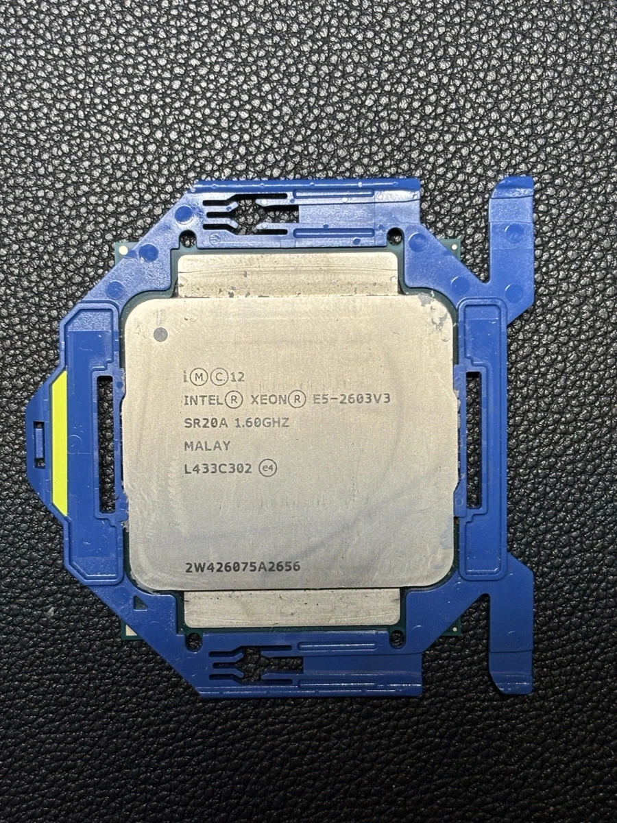 CPU Server Intel Xeon E5-2603 V3 SR20A 1.60GHz 6-Core 15MB LGA 2011-3 - Usato