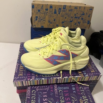 New Balance 2WXY v5 Limelight Azure Basketball Shoes BB2WYYL5 Mn s Sz 7 Wm s 8.5