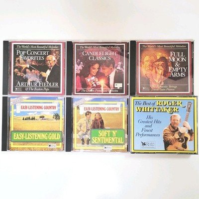 Lot of 8 Reader's Digest CDs Easy Listening, Whittaker, Romance, Boston Pops Etc