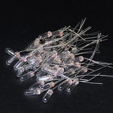 50pcs Miniature lamp 3mm 12v Indicator Bulb Bombilla Incandescent Filament