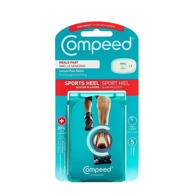Compeed Advanced Blister Care Pads, Hydrocolloid Gel Medium (20 Count), Clear 