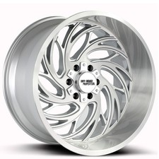 Silver Brushed Face Off-road Monster Wheels M29 22x12 Rims 4pcs D4