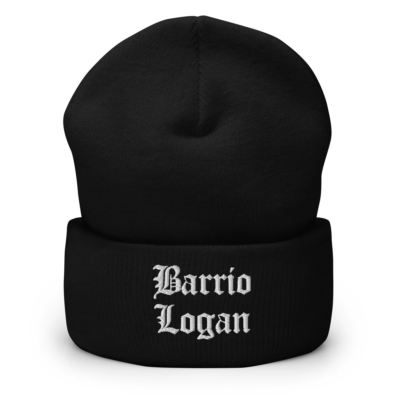 Barrio Logan Cuffed Beanie Logan Heights San Diego Streetwear Winter Knit Hat