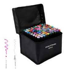 80 Color Alcohol Marker Pens, Bright Permanent Markers For Coloring, Markers ...