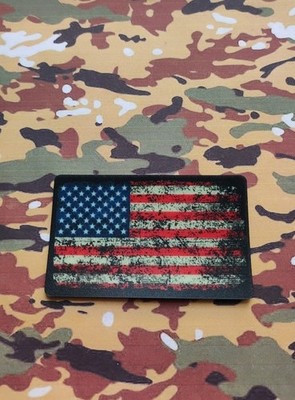 Patch USA Flagge USA Vintage hook and loop scratch