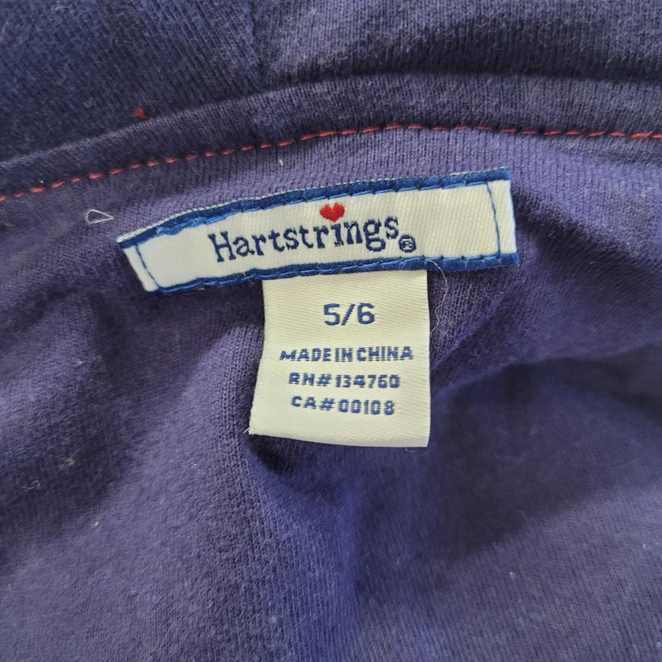 Hartstrings Girls Raincoat Size 5/6 Red White Polka Dot Cherry Applique Hooded - Image 3 of 4