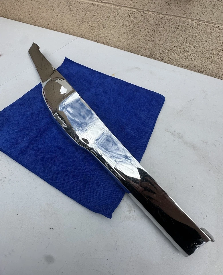 1953 Chevy Bel-Air Rear Middle Bumper Bar ORIGINAL-USED-CHROME - Image 2 of 4