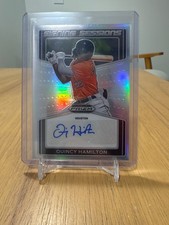 2022 Panini Prizm Draft Picks - Signing Sessions Quincy Hamilton #SS-QH (AU, RC)