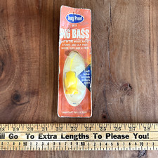 NOS Snag Proof Big Bass Popper Yellow Lure