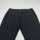 J Crew Cafe Pants Women’s Sz 6 Mid Rise Capri Black Stretch Skinny  — photo 4