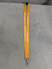 NSWL Houston Dash 2014 Yellow Lanyard 18  Long