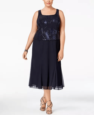 alex evenings mock two-piece cocktail dress Alex Evenings Mock Two-Piece Cocktail Dress With Jacket - Smokey Orchid