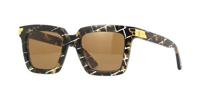 Bottega Veneta BV1005S Cubed Black Havana/Brown (007  display picture 3