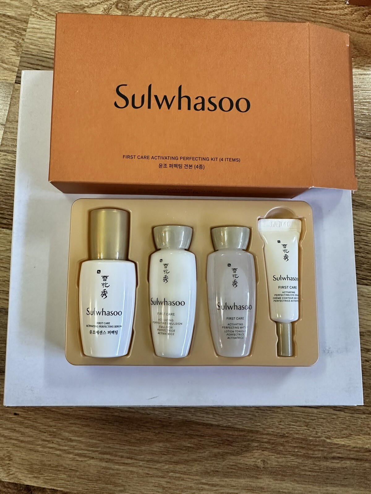 SULWHASOO First Care Activating Perfecting Kit 4 items Korean Skin Care