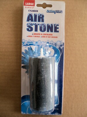 Active Aqua Air Stone, Cylinder, Large, 2'' x 4'' x 1/4'' - oxygen diffuser