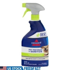 Pet Stain Odor Remover Sanitizes Carpets Upholstery 22floz 99.9 Bacteria Killer