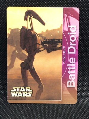 Star Wars Battle Droid  Card  No.17 2002 Japanese Lucasfilm Ltd. & TM. F/S