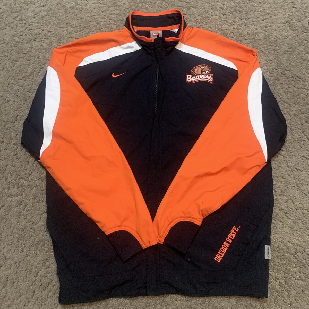 Oregon State Beavers Nike Fit Therma Team Full Zip Fleece Jacket 