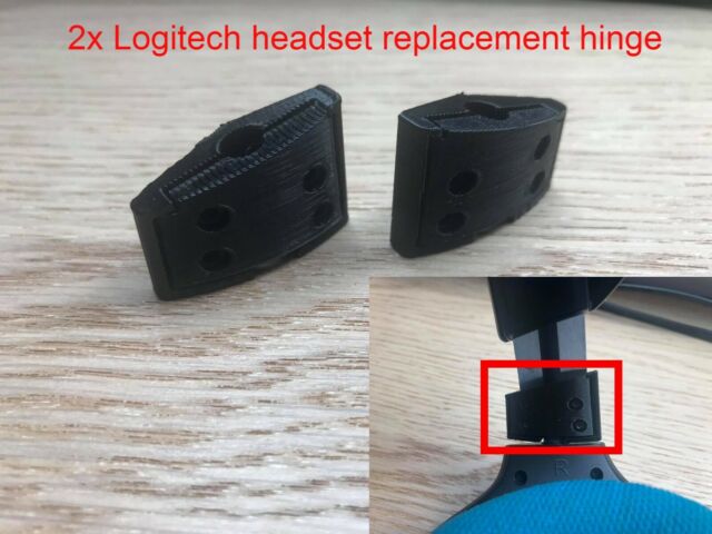 Set of two Logitech G332 G430 G432 G930 F540 Headset Hinge Replacement Part Fix