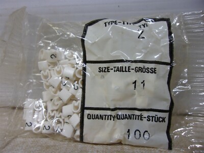 NEW Terminal Wire Marker Type Z Size 11 No. 2 Lot of 100  *FREE SHIPPING*
