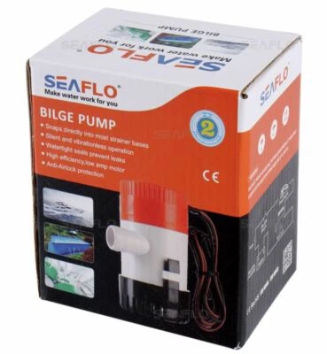 Seaflo ® Bilgepumpe Bilgenpumpe Lenzpumpe Abwasserpumpe 12V / Serie 01 / Boot