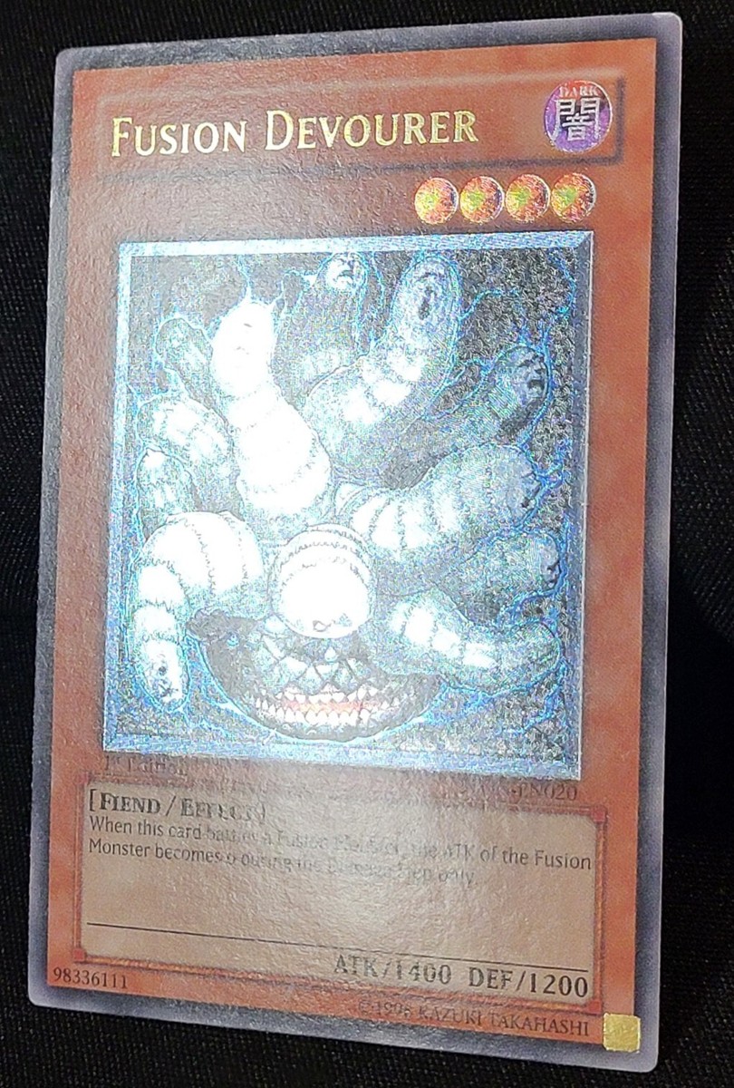 YuGiOh Fusion Devourer STON-EN020 Ultimate Rare 1st Edition LP | eBay