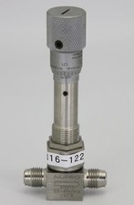 12227 NUPRO SS METERING BELLOWS SEALED VALVE, ¼" MVCR FACE SEAL SS-4BMRG-VCR