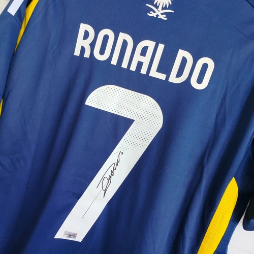 Cristiano Ronaldo CR7 Signed Autographed Al-Nassr Soccer Jersey With COA